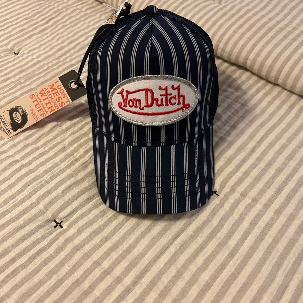 Von Dutch Navy Mesh Cap